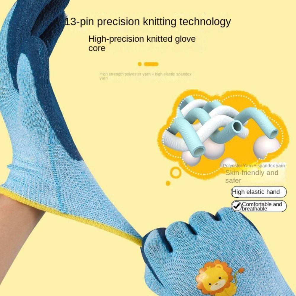 Non-Slip Kids Gardening Glove Durable Garden Glove Cute Children Protective Glove Planting