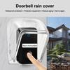 Caja de Timbre Impermeable para Exteriores Caja de Timbre Transparente Cubierta de Lluvia para Timbre Accesorios de Bricolaje