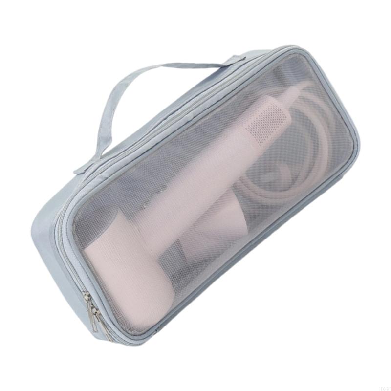 Lightweight Nylon Protector Sleeve For Blow Dryer Flat Irons Heat Resistant Interior Secure Zippered Closure Holder HX6C