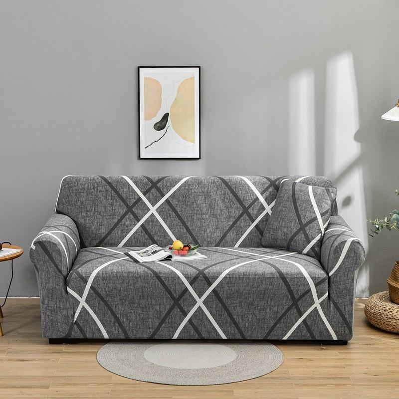 Geometric Printed Sofa Slipcoversastic Sofa Covers For Living Room Non-Slip Couch Cover Funda Sofa S/M/L/Xl 1Pc