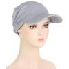 Classy Summer Sunscreen Turban Cap Headband Solid Color Hair Wrap Nursing Cap Headwear Sleeping Cap for Friends