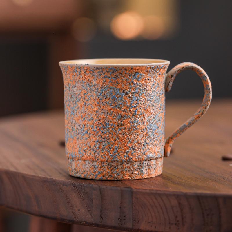 Nordic Style Ceramic Coffee Cup Afternoon Tea American Latte Latte Flower Cup Creative Mug Household Cup