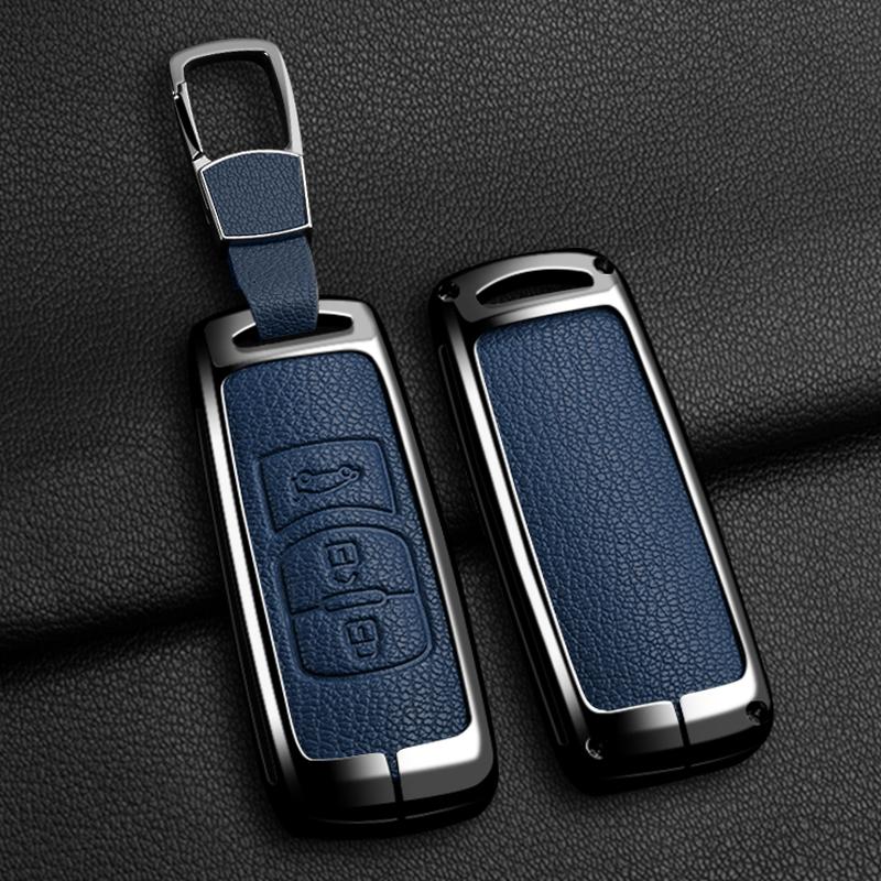 Alloy Auto Smart Key Fob Cover Case Housing Remote Fit For Mazda 2 3 6 Atenza Axela Demio Cx-5 Cx5 Cx-3 Cx3 Cx7 Cx-7 Cx-9 Cx9 Mx5 Accessory