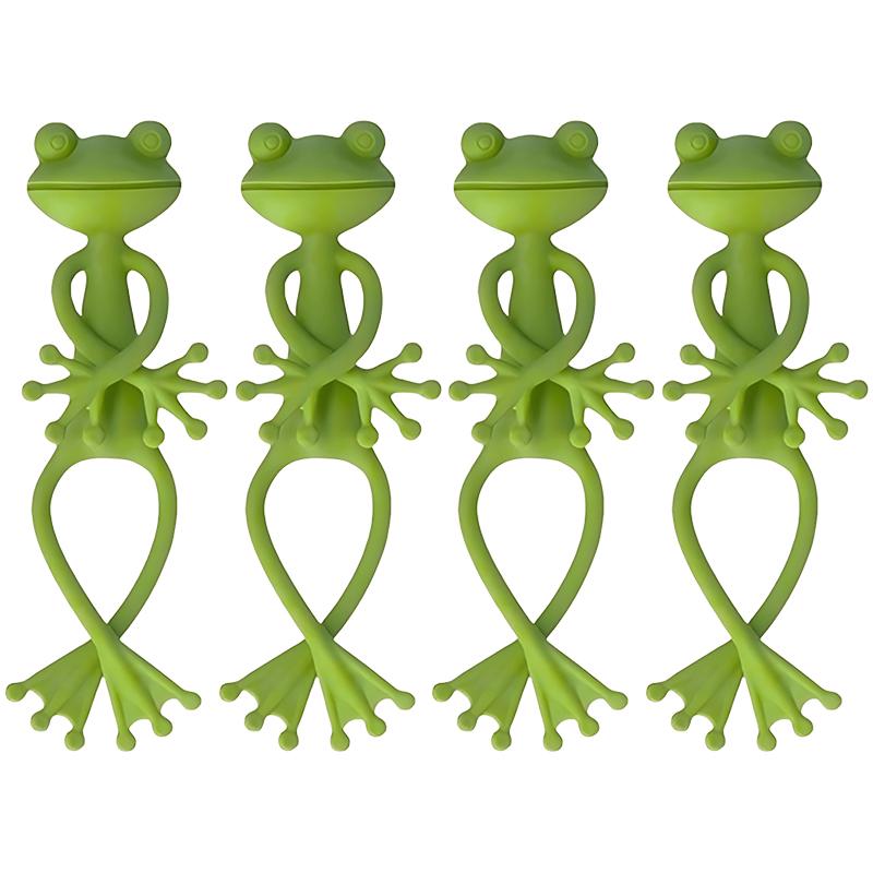 Green Frog Plant Clip Cute Plant Stand Gardening Gadgets Fixator for Flowers Vines Stem Holder Garden Accessories Plant Rack ZYF