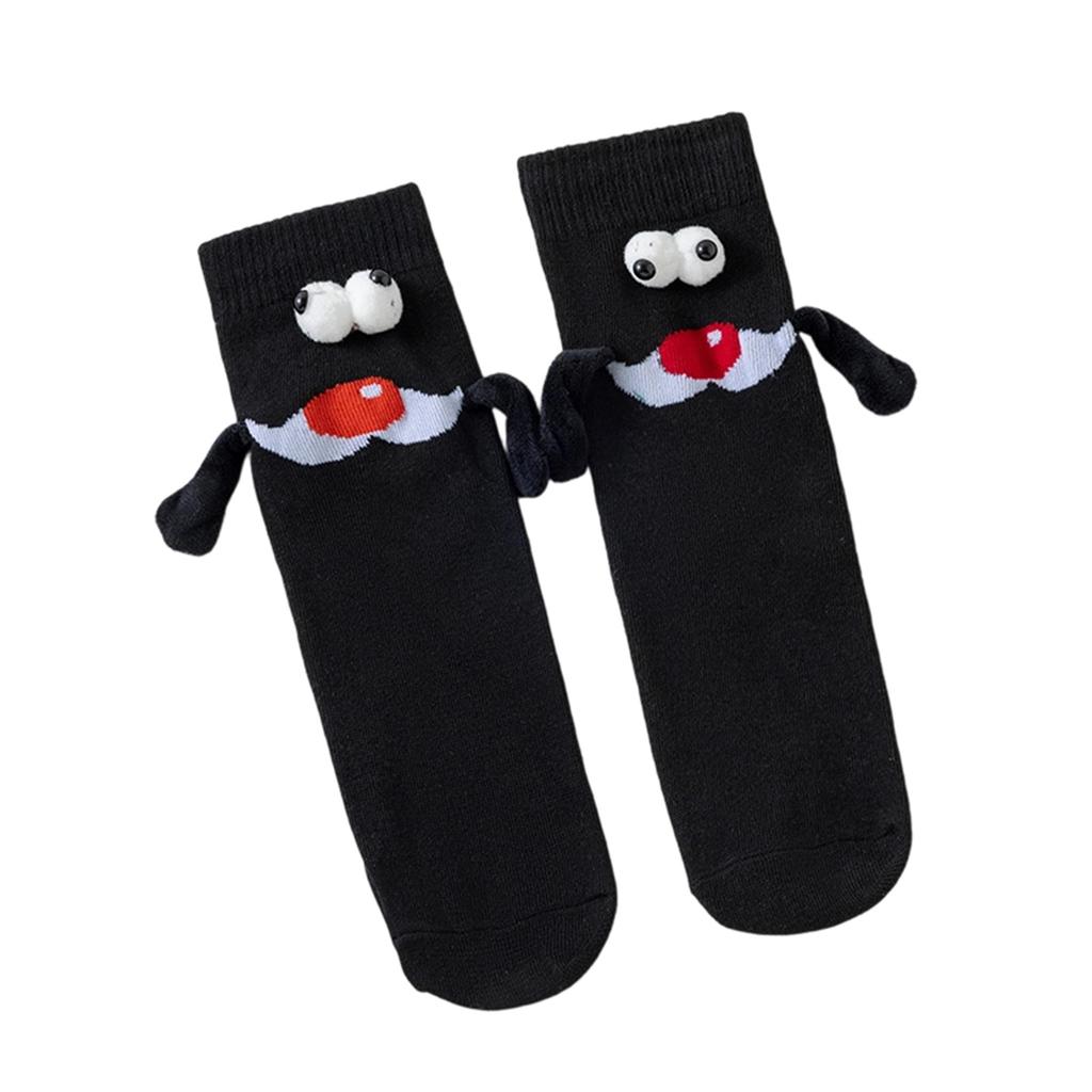 Christmas Decorations Christmas Hand In Hand Socks Couple Socks Personalized Eyes Magnetic Magnet Stone