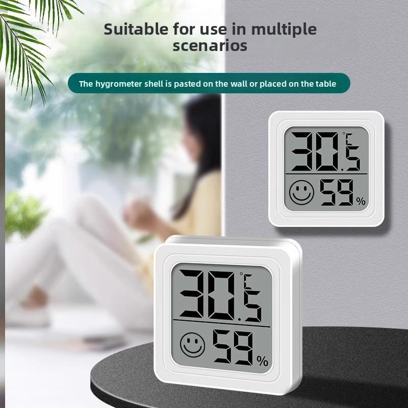 High-Precision Electronic Wall-Mounted Thermometer for Indoor Domestic Use