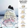 1pc Delightful Adventure My Melody Theme Blanket, Soft Throw for Home Decor, Perfect Gift for Family and Friend, Suitable for All Seasons, Ideal for C