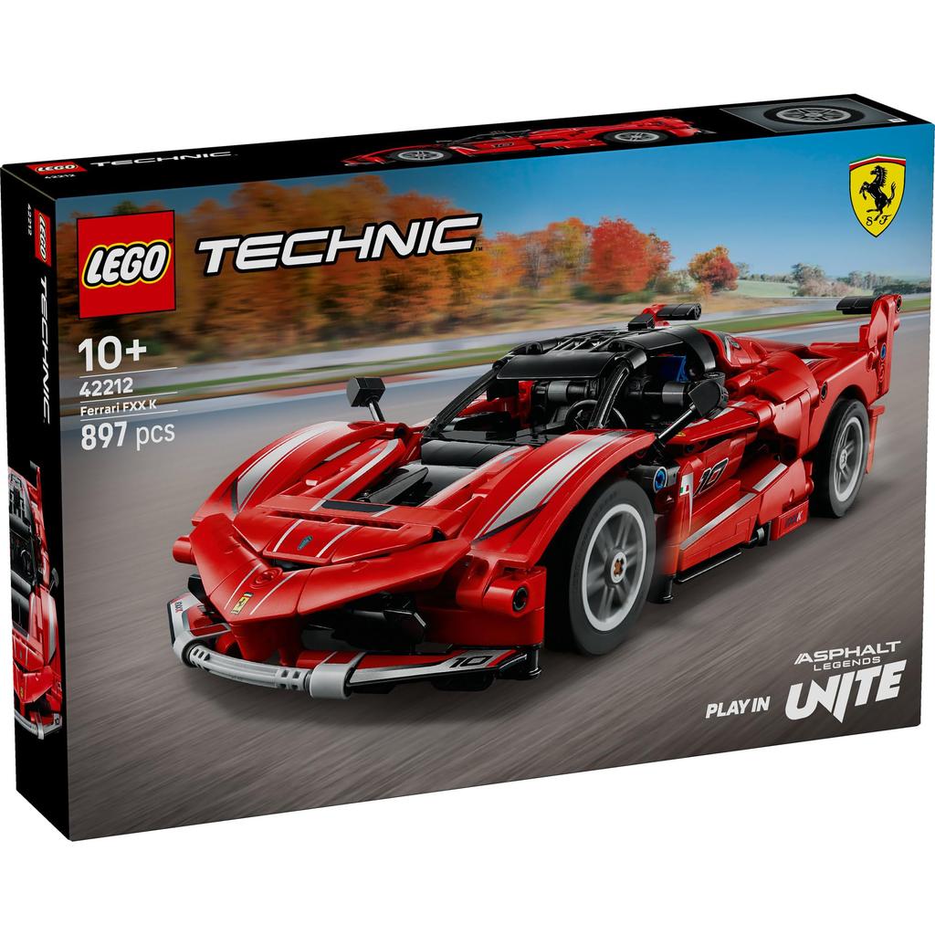 LEGO Ferrari FXX K Technic Toy Playset 42212 Vehicle Car Minifigure Gift for Boys and Girls 10-12 Years Old