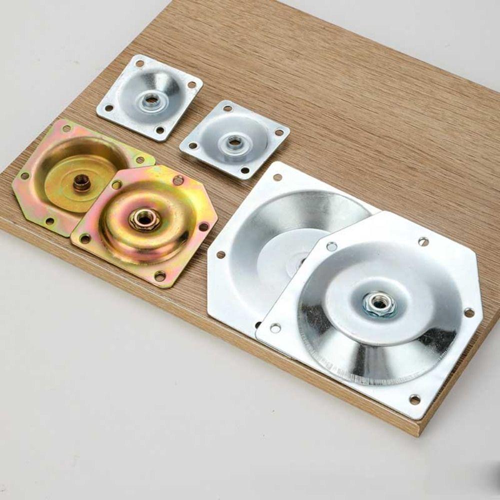 Furniture Chairs Connecting Galvanized Iron Mounting Plates Table Feet Set Legs Fixing Plate