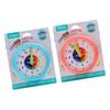 Kinder Lernen Uhr - Zeitunterricht Tischuhr Mit Beweglicher Hand Für Kinder Ab 3 Jahren - Bildungsspielzeug In Bunt