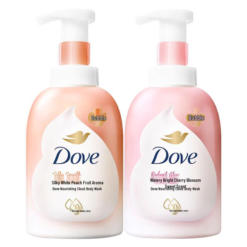 Dove Creamy Shower Foam Duo Pack