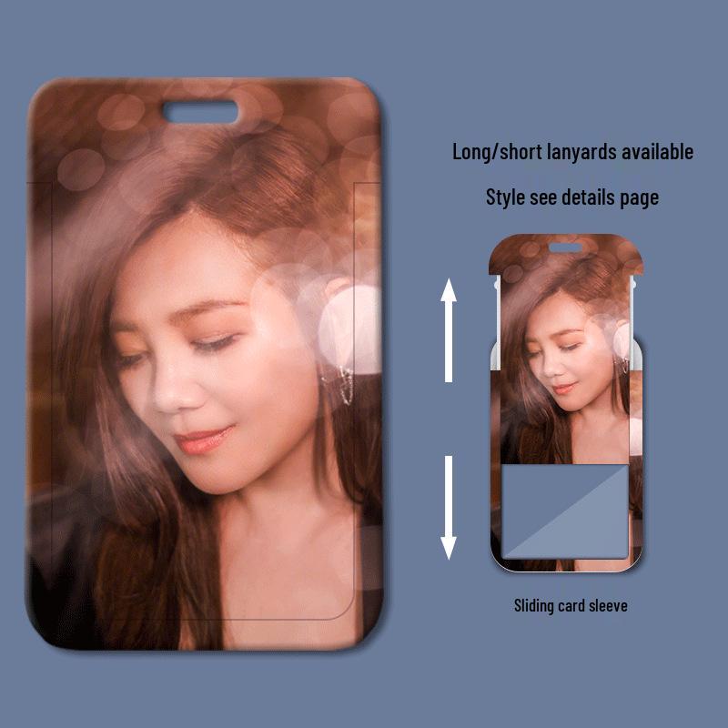 Fish Leong Plastic Sliding Card Holder for IDs & Badges