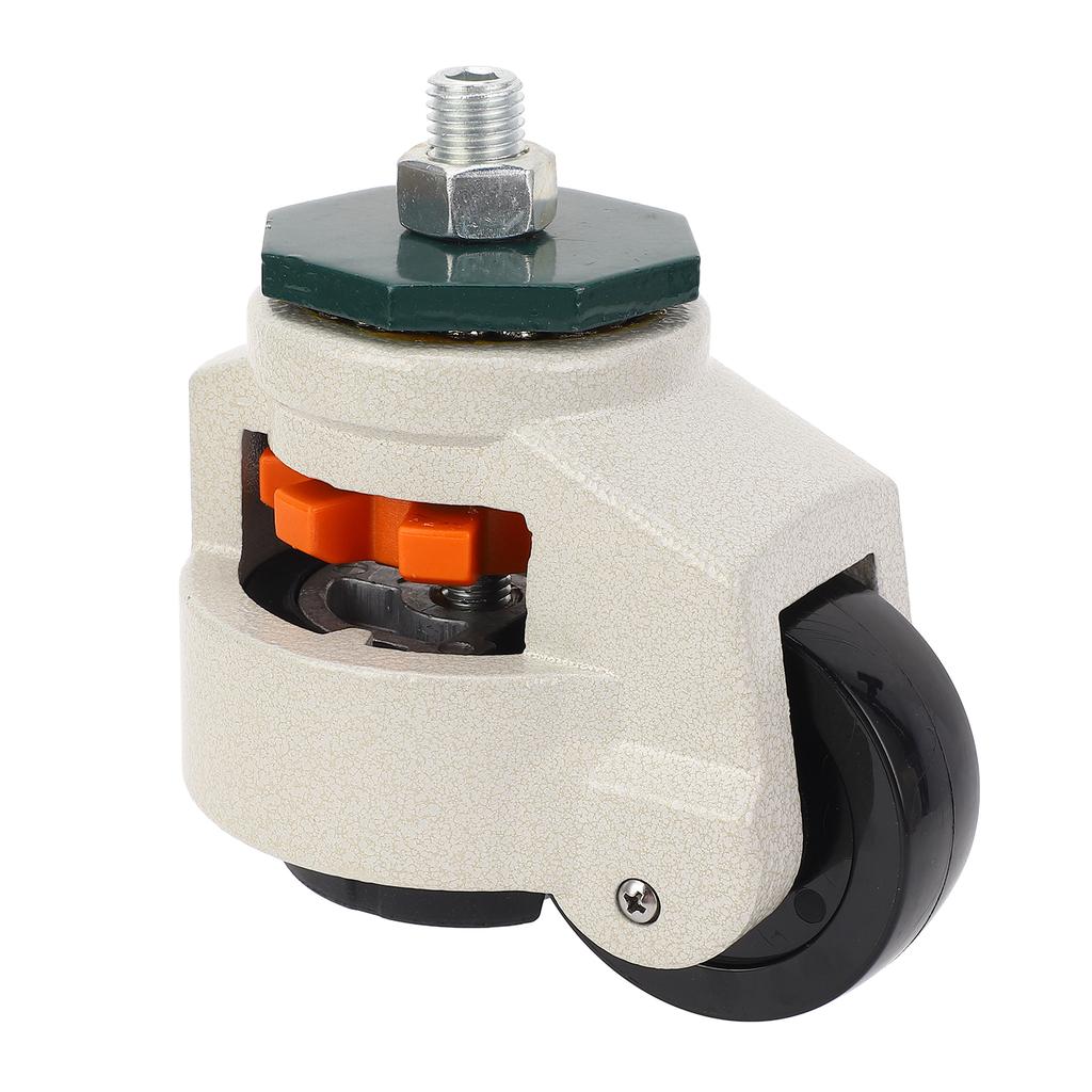 Nivellerande stamhjul 75 mm ytterdiameter Höjdjusterbar M16 gängad stamhjul för