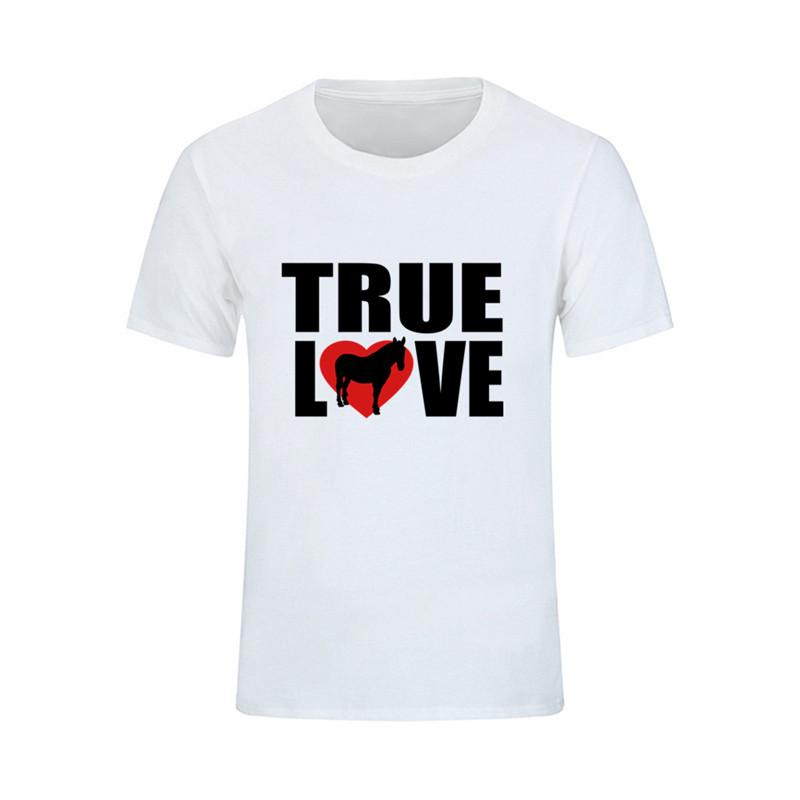 My Horse Is My Love Band Men T Shirt Fashion Funny Animal T Shirt