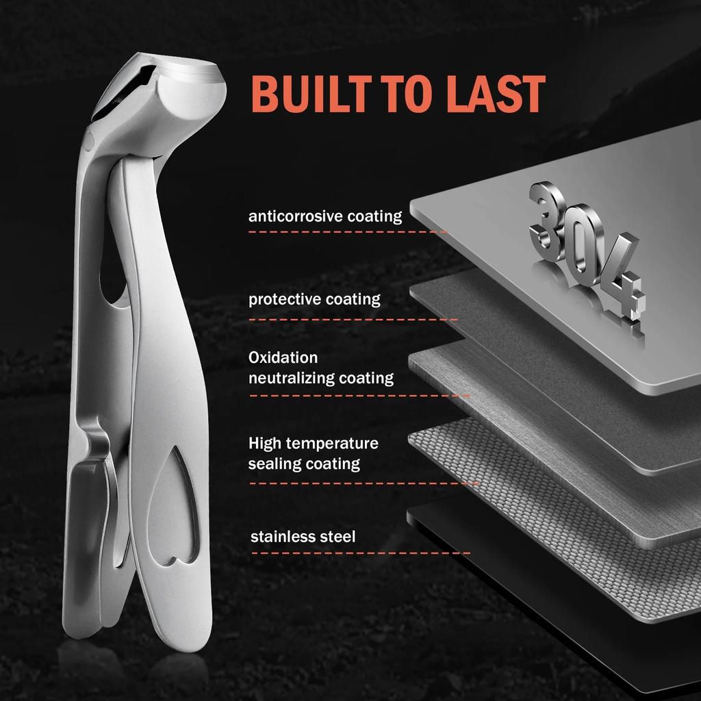 Curved Nail Clippers Ergonomic Thick Nail Clippers Splash-Proof Nails