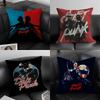 D-Daft Punkk Band Cushion Cover Pillowcase Ultra Soft Skin Friendly Fabric Cloud Like Comfort & Concealed Zipper