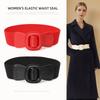 Women'S Elastic Waist Seal, Simple And High-End Decorative Down Jacket, Coat, Waist Bag Buckle Belt