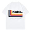 Hot Sale Kodak Brand Korean Men Women T-shirt Short Sleeve Tshirt Clothing Designer Tee High Quality T Shirt Summer Tops Fashion