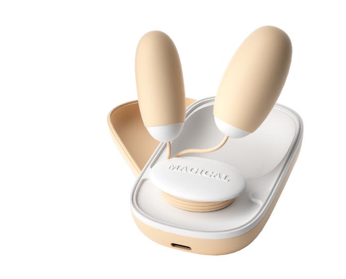 Lai Le Boîte Magique Œuf Vibrant et Vibromasseur Féminin Léchant la Langue