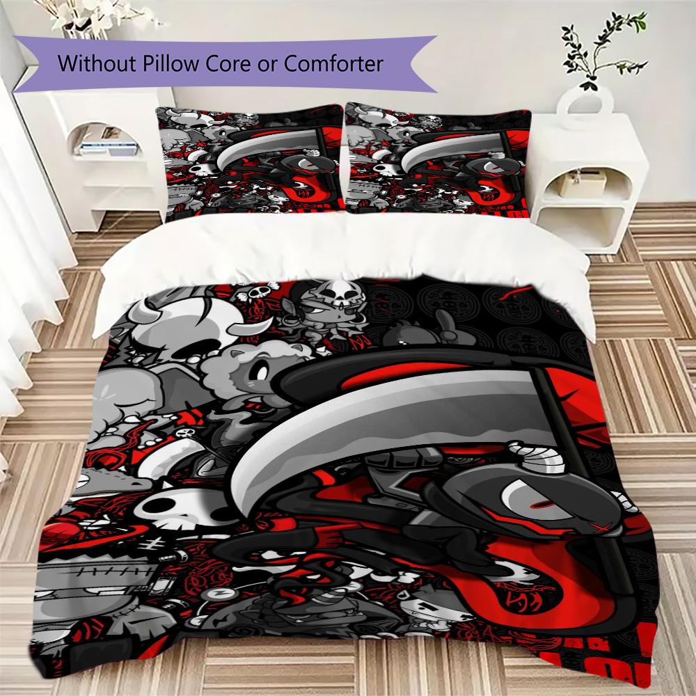 DADA The Death Taker Pattern Bedding,Quilt Set Quilt Cover Pillowcase Home Birthday Gift (1*duvet cover+2*pillowcase,without core)XSJT0917121
