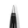 Great LOUIS VUITTON Ballpoint Pen Dock Lacquer Twist Type Black Silver Mens Used