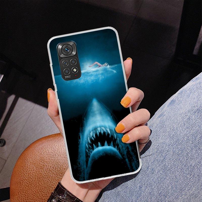 Ocean Monster Shark Swimming Phnoe Case for Phnoe Case for Xiaomi Redmi Note 15 14 14S 13 Pro Plus 12 12S 11S 11E 10S 10 11T 5G