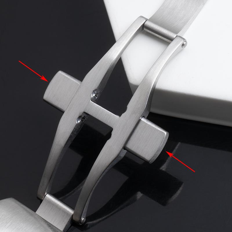 Original Structure AAA Quality Stainless Steel Clasp Watch Strap Butterfly Buckle For Franck Muller Series V45 Folding Buckle
