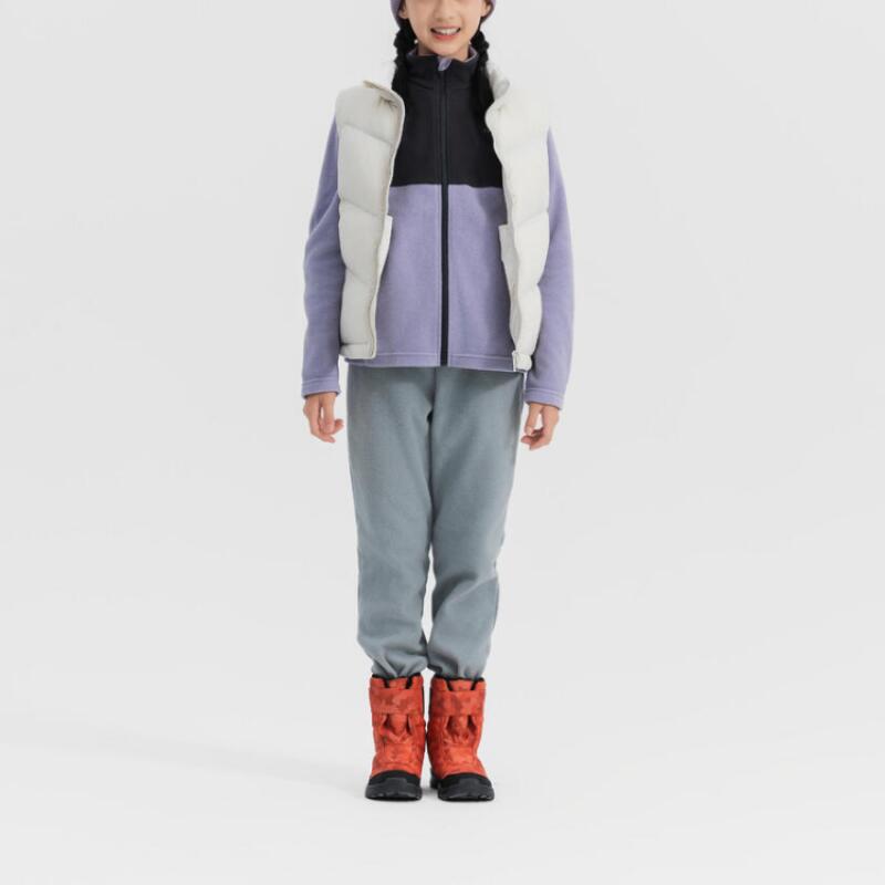 DECATHLON Down Jacket QUECHUA Warm, Comfortable and Waterproof Pearl Beige Teen