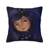 Coraline Tim Burton Pillow Case the Secret Door Fantasy Cushion Cover Custom Zipper Decor Pillowcase for Sofa 18