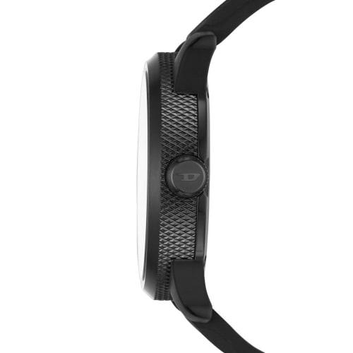 Diesel Watches Silicone Band Watch, One Size, Black