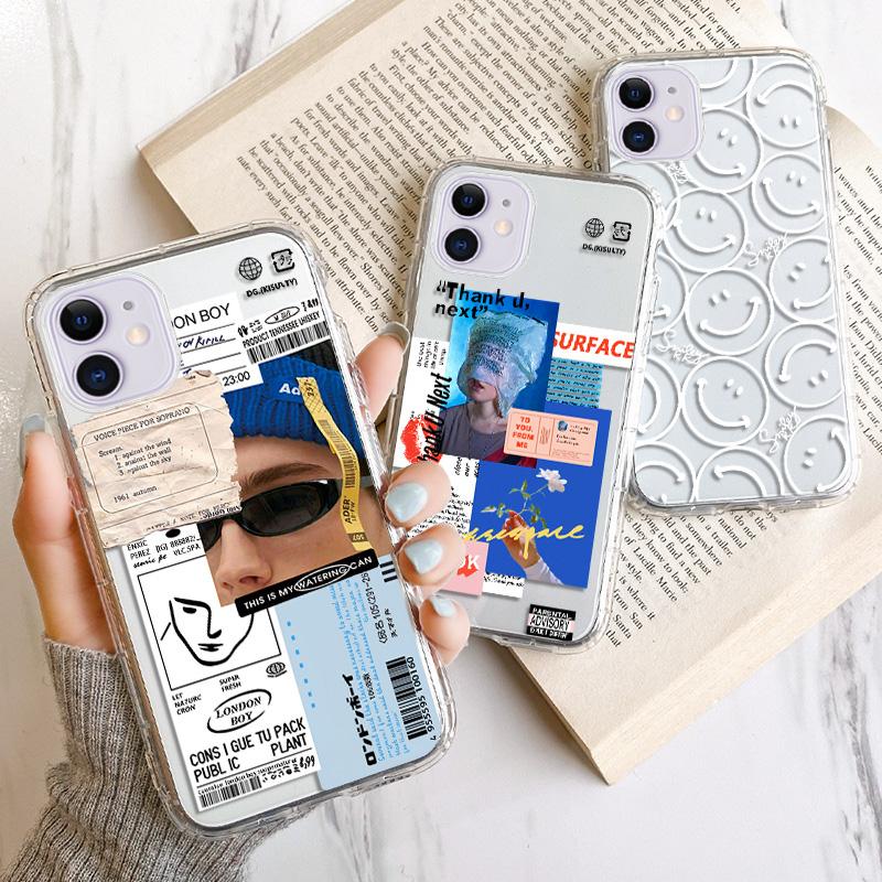 Case For Iphone 11 13 Pro Case Silicone Clear Funda For Iphone 13 11 12 Pro Max 13 Mini 6 6s 7 8 Plus X Xr Xs Max Se 2020 Covers