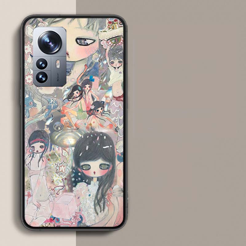 

Aya Takano Paintings Phone Case For Redmi Note 13 Pro Plus 14 Pro+ 12S 12 11S 11T 11E 11 10S 10 9S 9 Xiaomi Capa TPU Redmi Note 14 5G
