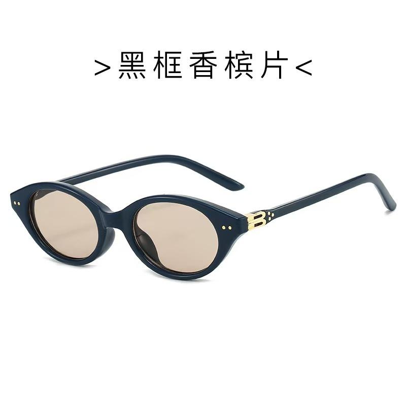 Fashion Sunglasses Women Oval Anti Glare Korean Style Sun Glasses UV Protection Travel Men Women