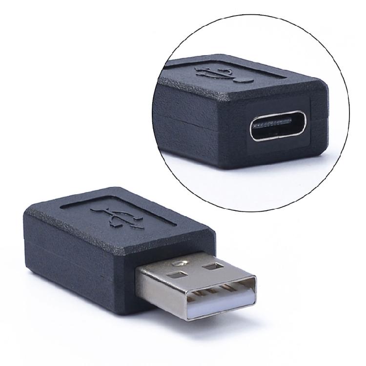 USB to USB C Adapter USB C Female to USB 2.0 Male Car Charger Type C Converter for Laptops Mobile Phones Tablets