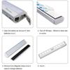 10 LED PIR Motion Sensor LED Night Light Battery Operated with Magnetic Strip X1