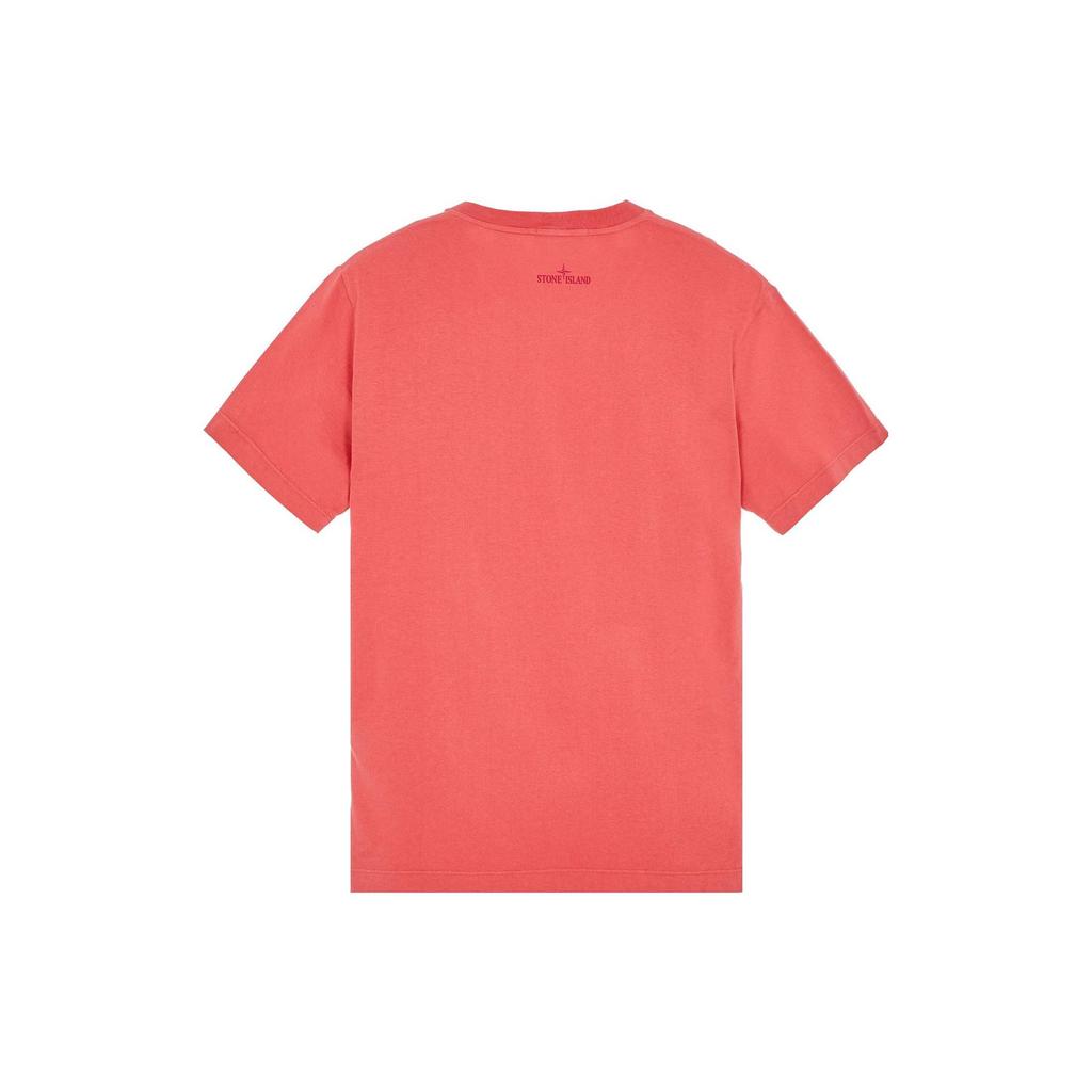 Stone Island Ss23 Geometric Pattern Printed Crew Neck Short Sleeve T-Shirt Men T-Shirt Red 781524693-V0087