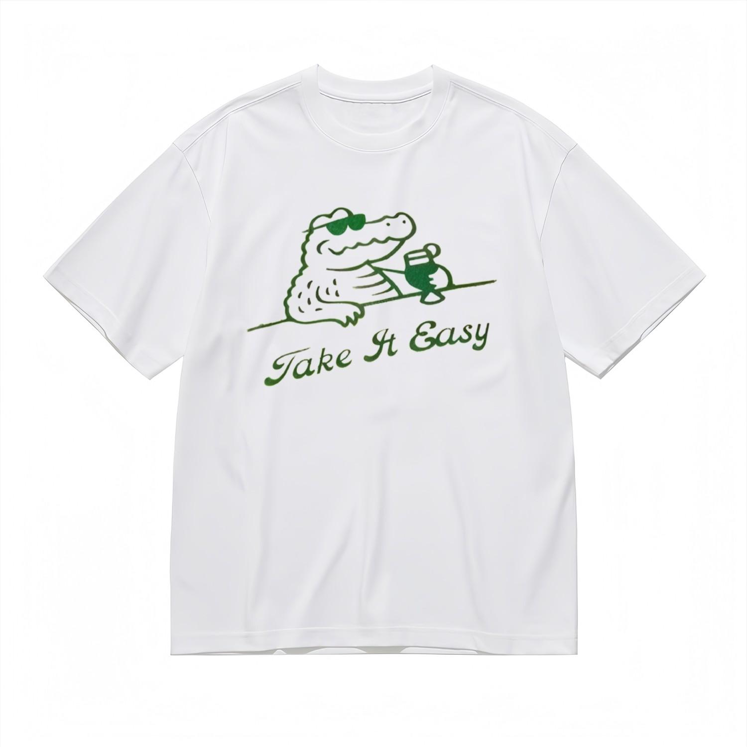 Mens Breathable Comfy Classic T-Shirt Cool Reptile Graphic Saying Print Tee XXXXL