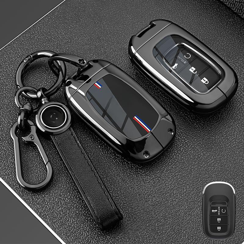 AAALI1 Car Key Fob Pocket Cover Case For Honda CBE CR-V HR-V Accord Jade Crider Odyssey 2015- 2018 Remote Protector Accessories