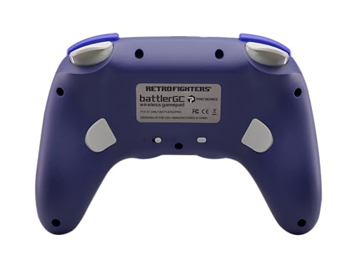 RETRO FIGHTERS BattlerGC Pro Wireless Controller | Compatible with Nintendo GameCube®, Switch®, Wii®, and PC | Dual Wireless (2.4GHz & Bluetooth) | Ha