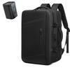 Travel Men Backpack 17 Inch Vacuum Compression Laptop Backpack Large Capacity School Backpack Extended Hiking Business Backpack