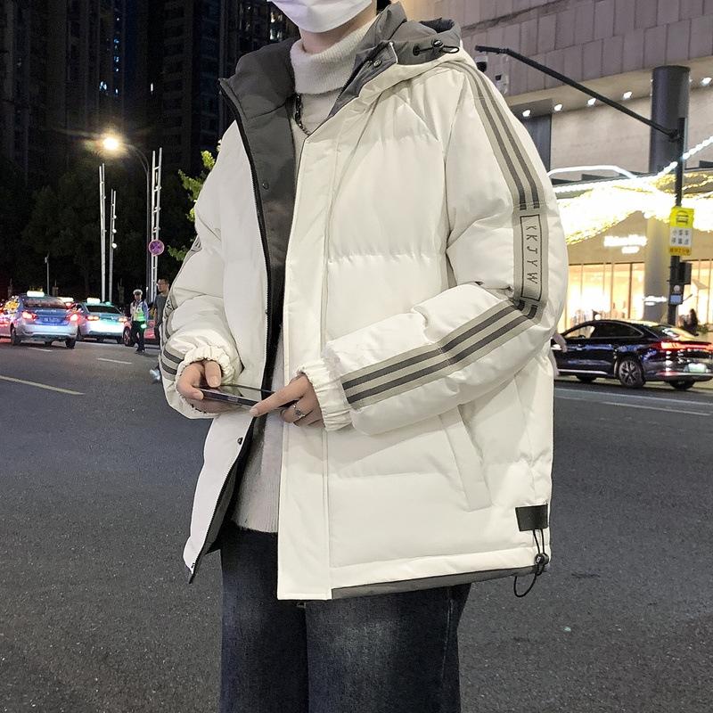 Cotton Clothes Men's New Winter Down Cotton Jacket Loose Thickened Cotton Clothes Bread Clothes Jacket