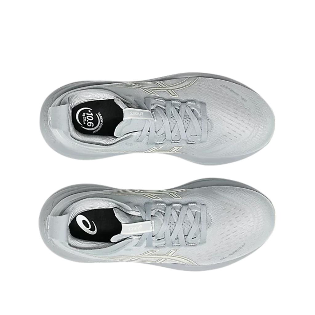 Asics Gel Nimbus 27 Piedmont Grey Cream Women Sneakers 1012B753-021
