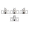 Fixed Pulley Single Silent Dual Bearings Carbon Steel 330lb Load Bearing Wall Mounted Lifting