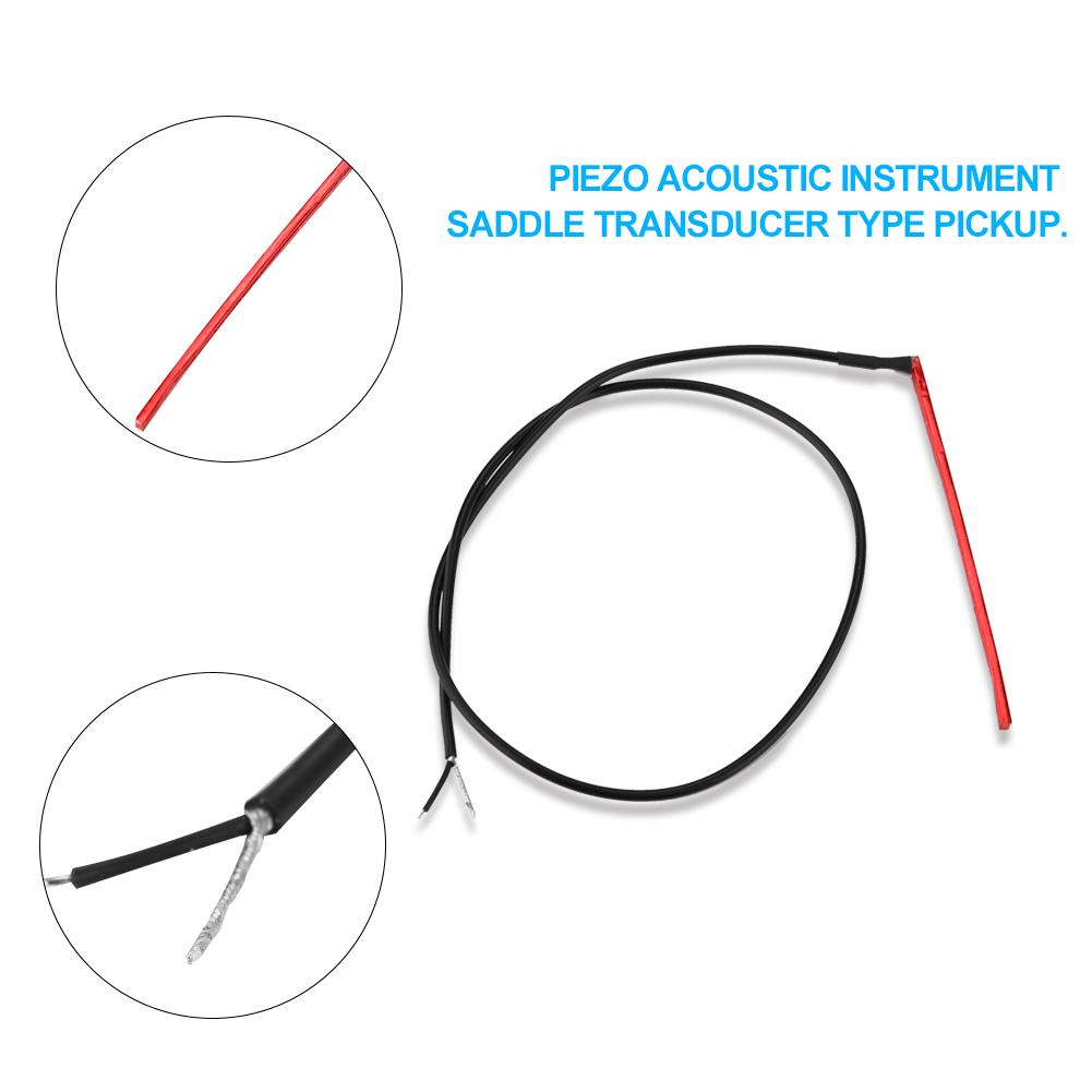 Pickup Under saddle Passive Piezo Transducer for Acoustic Guitar Instrument Accessory