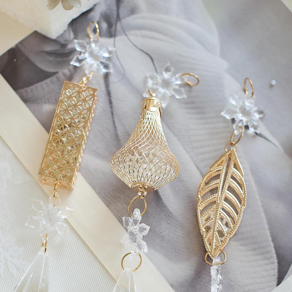 New Acrylic Christmas Tree Ornaments with Metal Hanging Strings