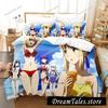 3D Anime Bed Sheet Set Carnival Phantasm Bedding Set Single Twin Full Queen King Size Bed Set Adult Kid Bedroom Duvet Cover Sets