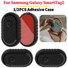For Samsung Galaxy SmartTag2 Case Silicone Holder with Adhesive Sticker For Galaxy Smart Tag2 Holder For Wallet Luggage Car Bike