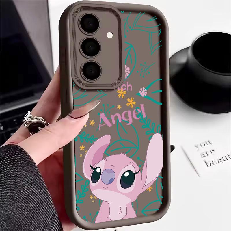 Stitch Anime S26 Ultra Case For Samsung Galaxy S26 S25 S24 S22 S23 Ultra S21 Plus S20 S25 FE Camera Protection Soft Cover
