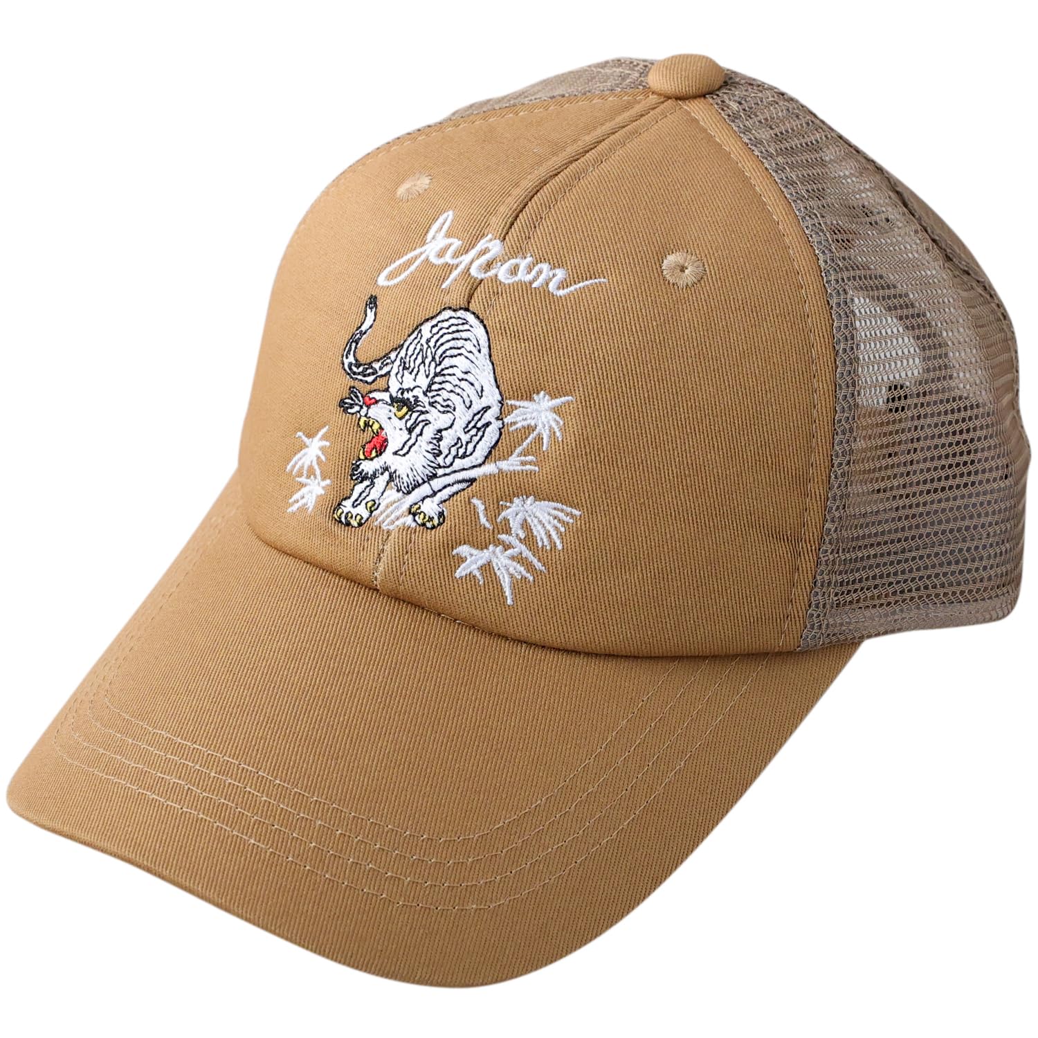 

Avirex Mesh Military American Casual Summer Baseball Souvenir Beige 6-Panel Cap, Low-Profile Cap, Embroidered, Men s MA-1 Cap,