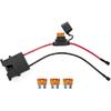 Replacement Wire Harness Connector Compatible With Peg Perego Children Ride-On Car, 12AWG Wire With Fuse, Lithium LiFePO4 And Lead-Acid Batteries